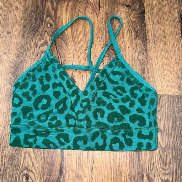 Vitality Other - Vitality (formerly Balance Athletica) Green Leopard Print Sports Bra